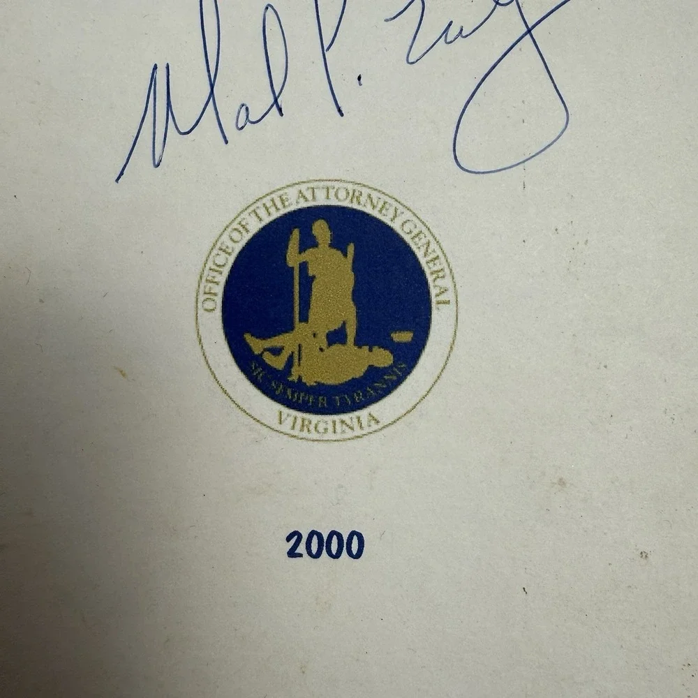 What's Cooking at The AG's Office Virginias Attorney‎ General Earley SIGNED 2000